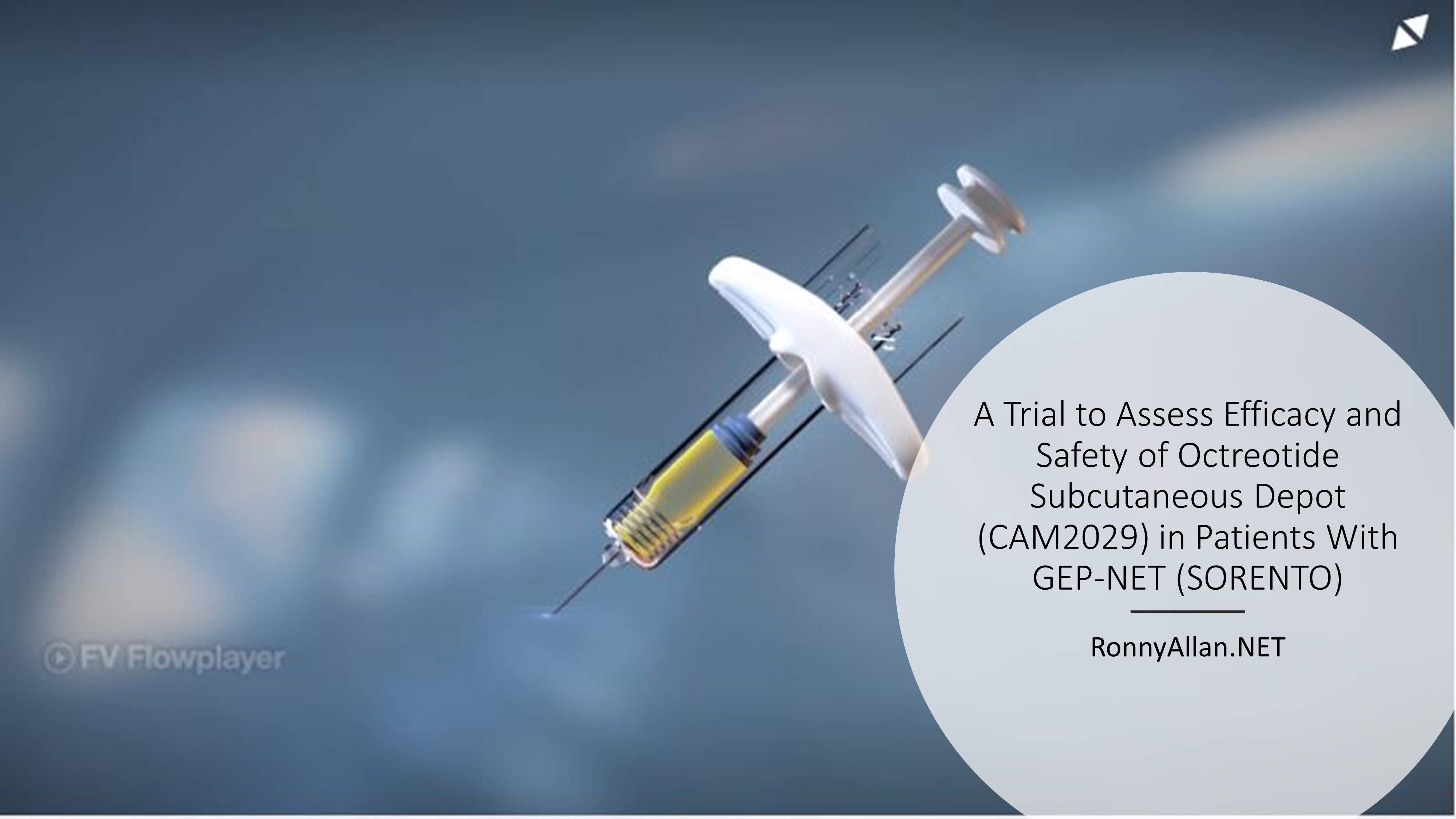 A Trial to Assess Efficacy and Safety of Octreotide Subcutaneous Depot (CAM2029) in Patients With GEP-NET (SORENTO)