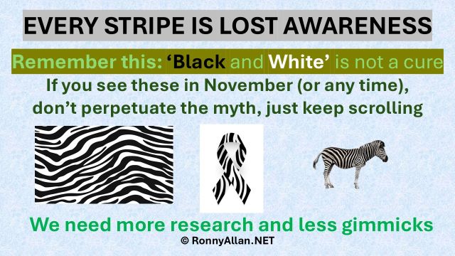 Every stripe is lost awareness